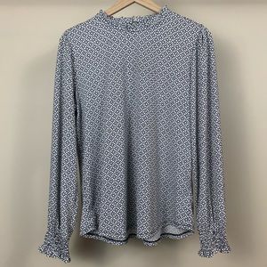 Adrianna Papell - High Neck Blouse - Long Sleeve